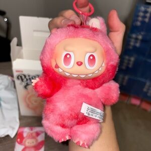 100% Authentic POP MART Labubu The Monsters Big into Energy Plush Keychain Love